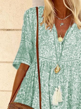 Casual Half Sleeve Top