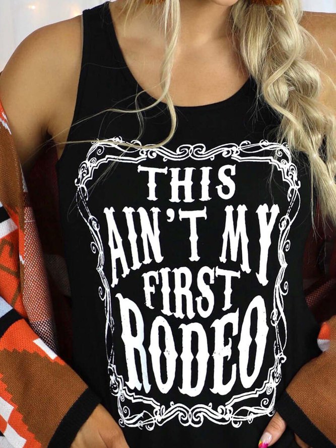 Casual Printed Crew Neck Shirt & Top
