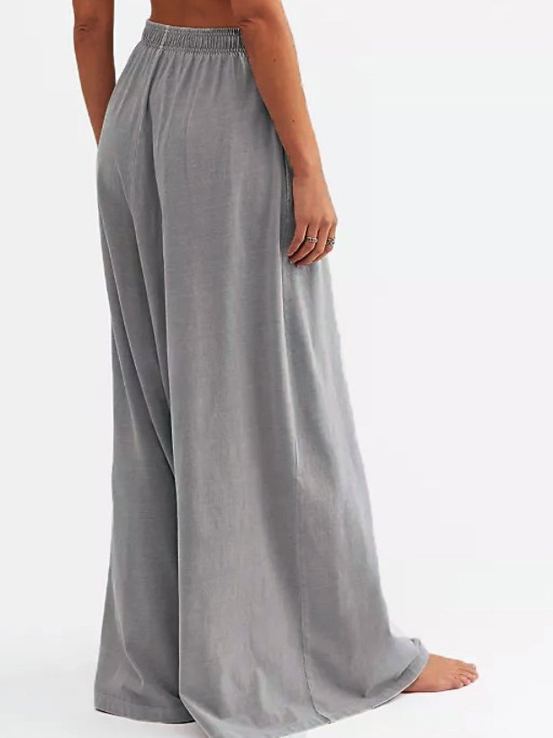 gray cotton pants