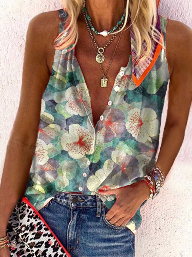 Floral Shift Casual Top