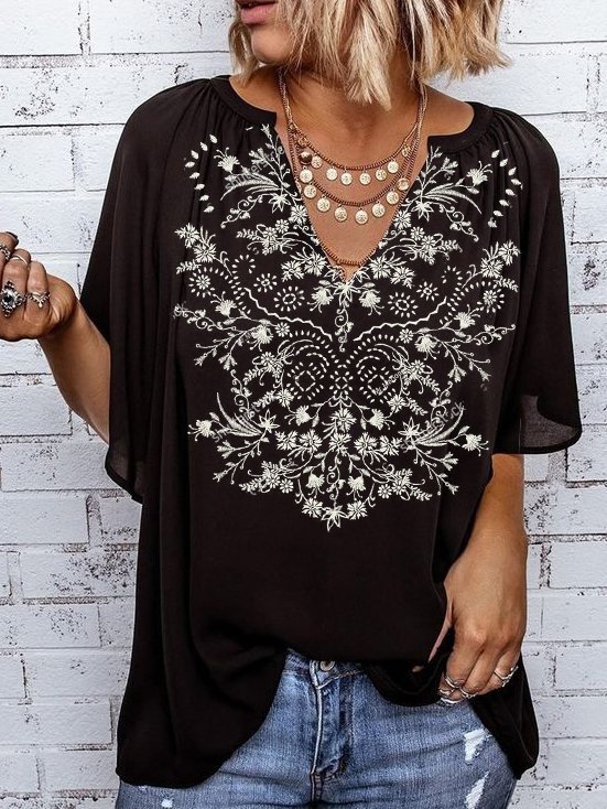 Tribal Casual Top