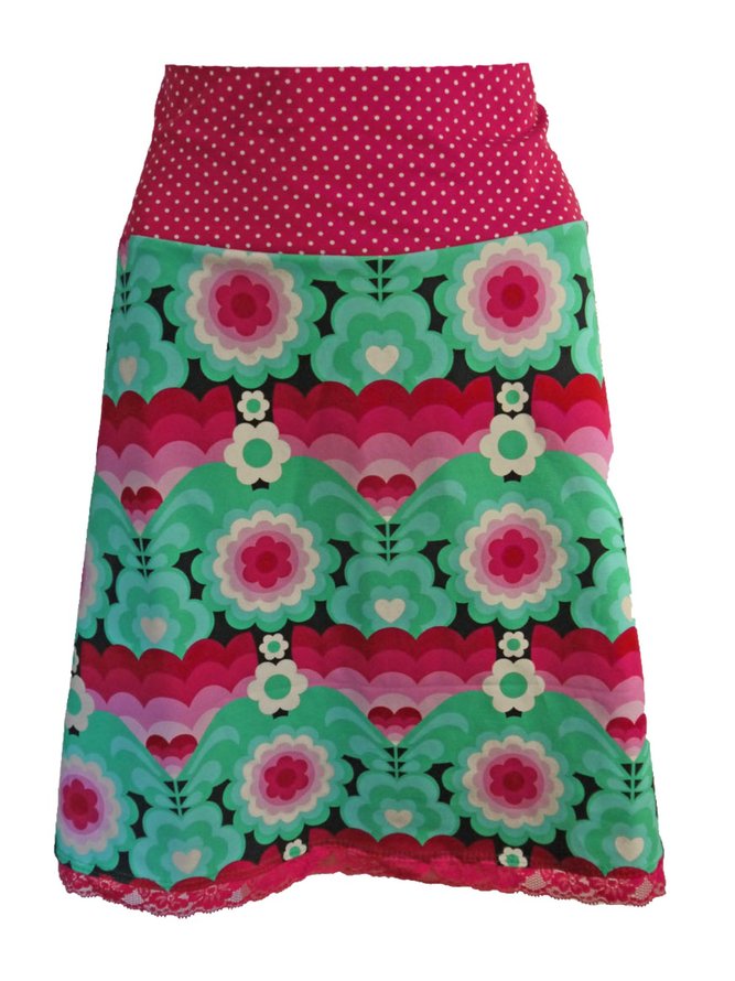 Casual Printed Skirt