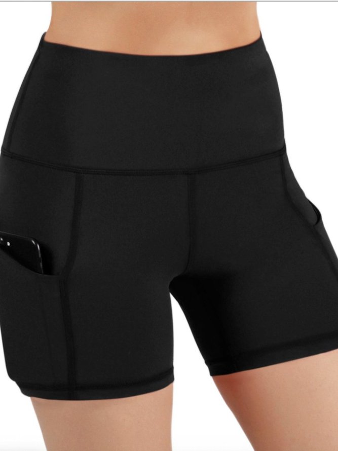 Super stretch yoga Sports shorts slim fit hip-lifting sports fitness running shorts