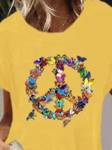 Shift Floral Crew Neck Short Sleeve T-shirt