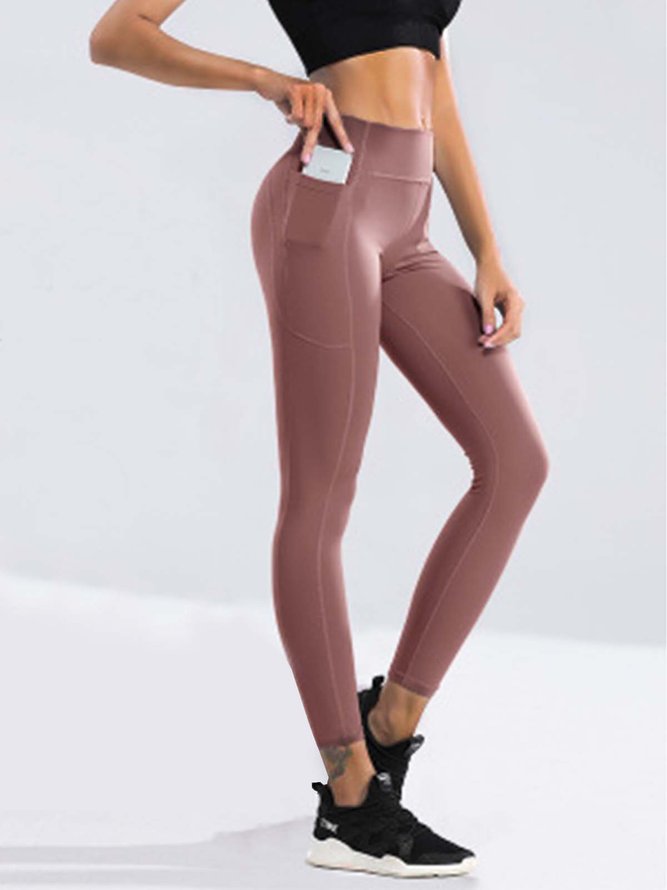 high rise green pants