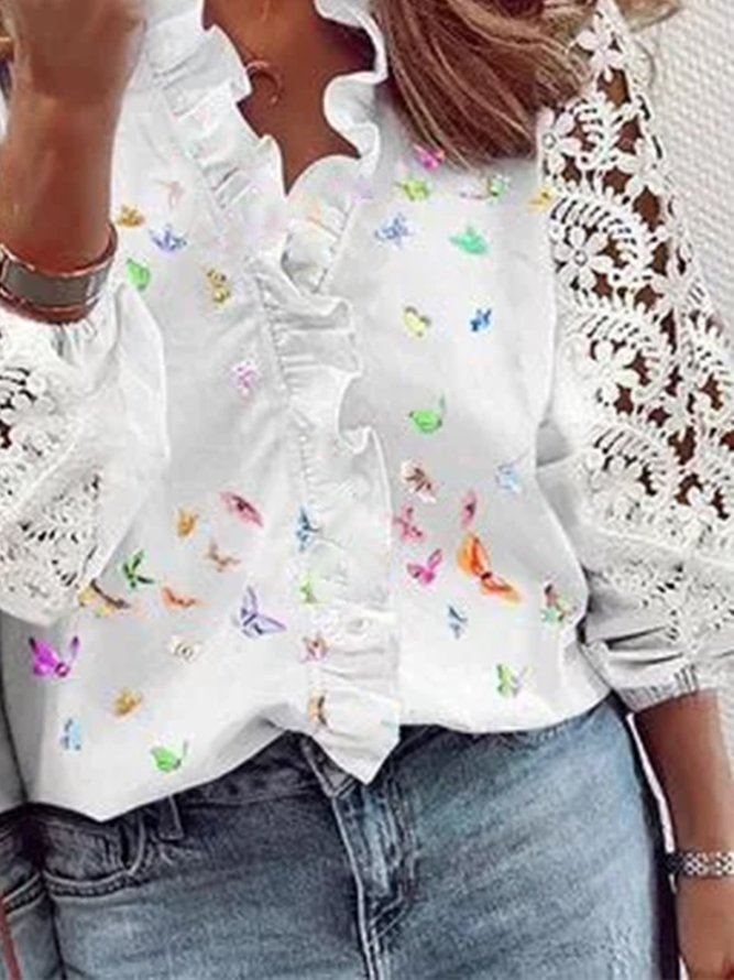 Resort V Neck Blouse