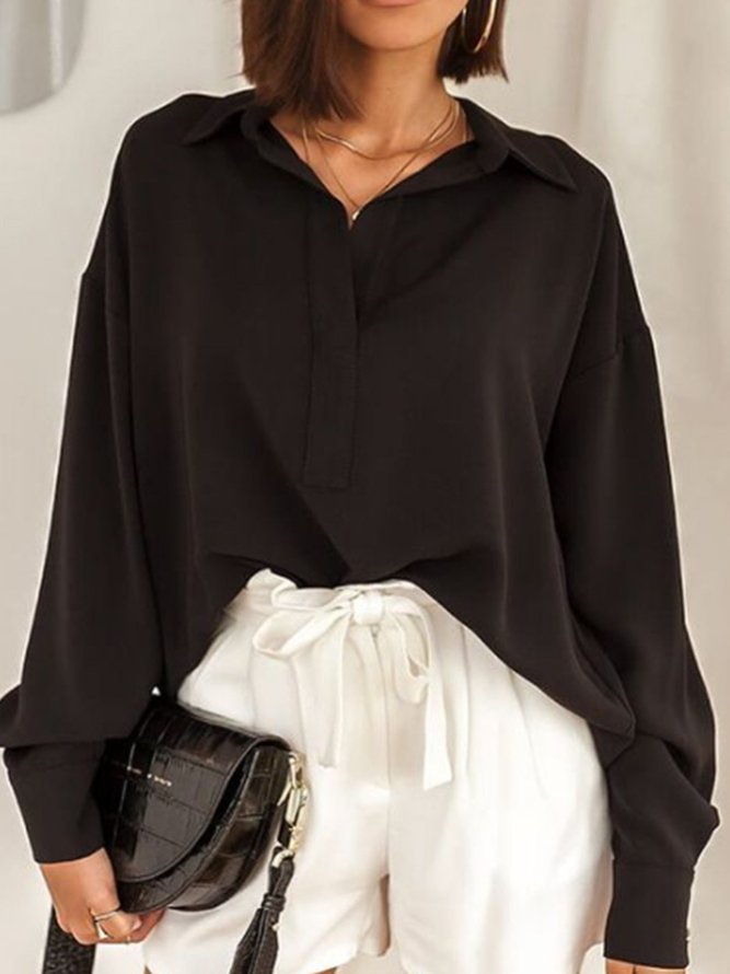 Work Long Sleeve Blouse