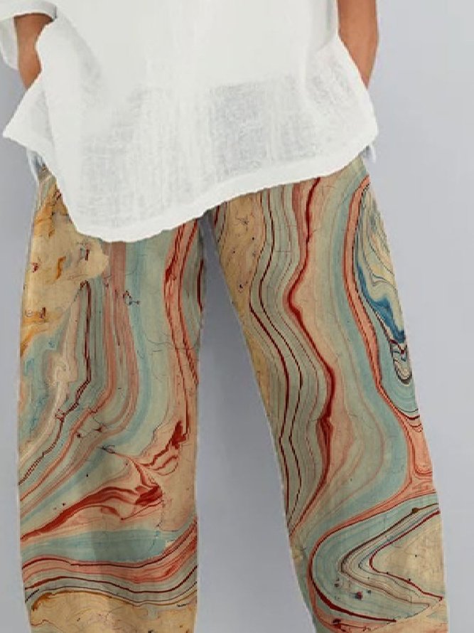 Casual Printed Pants