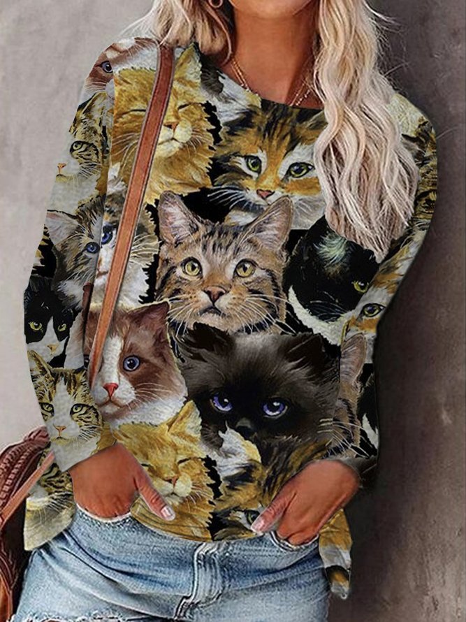 Long Sleeve Casual T-shirt