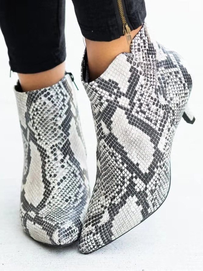 ankle snake boots