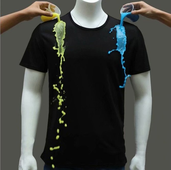 Crew Neck Cotton-Blend T-shirt