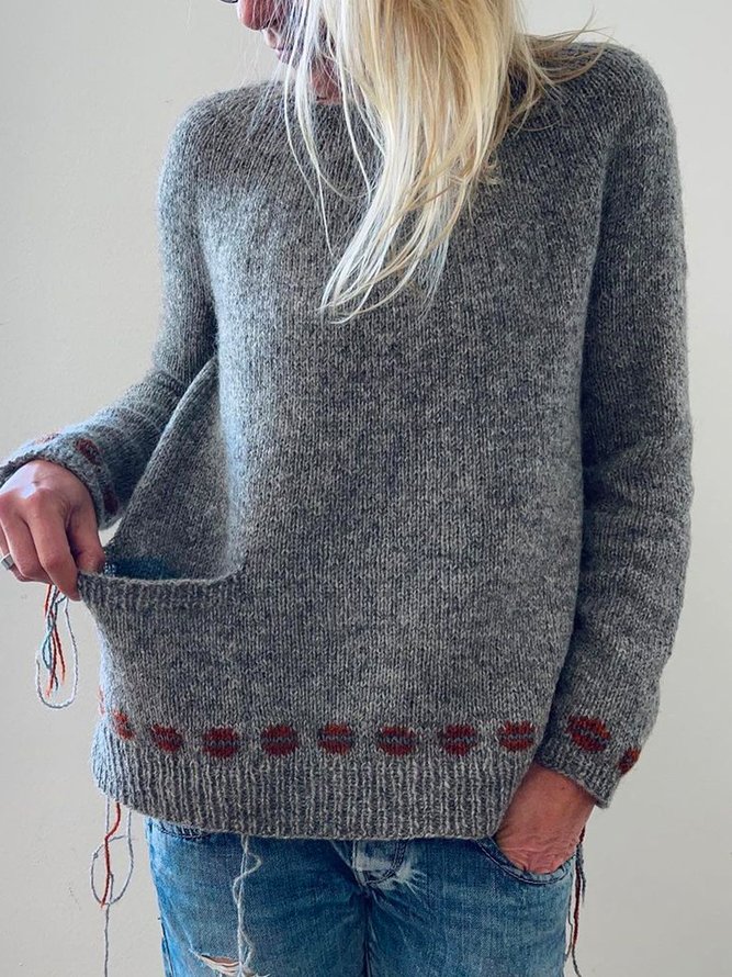 Vintage Tribal Long Sleeve Sweater