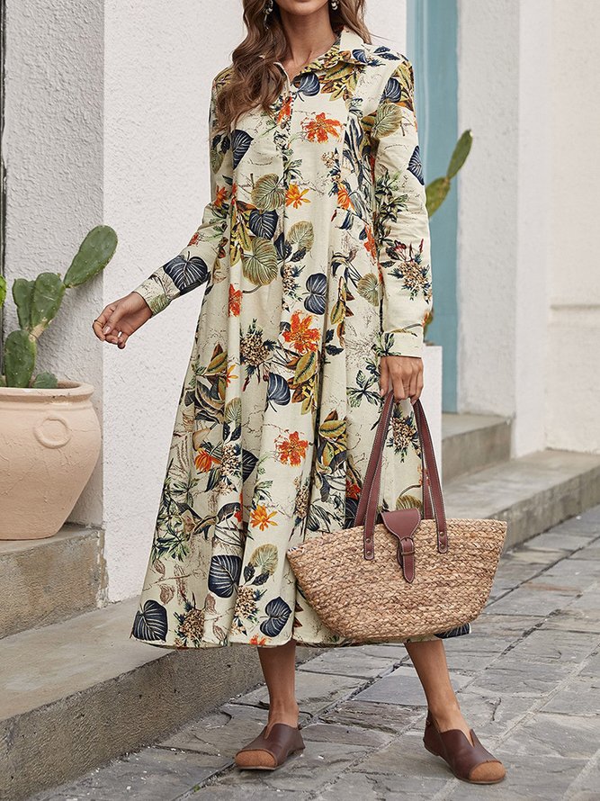 Cotton Vacation Weaving Dress zolucky