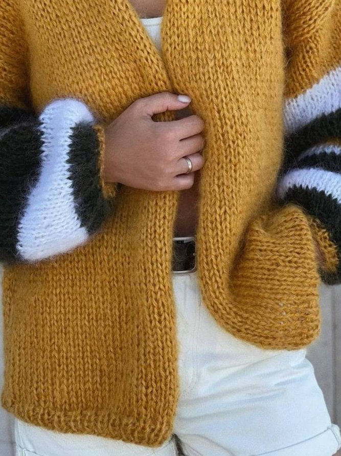 Casual Long Sleeve Sweater coat