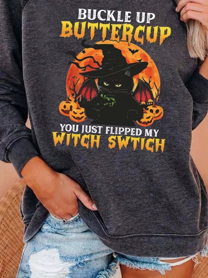 Halloween Holiday Party Casual Hippie Sweatshirt
