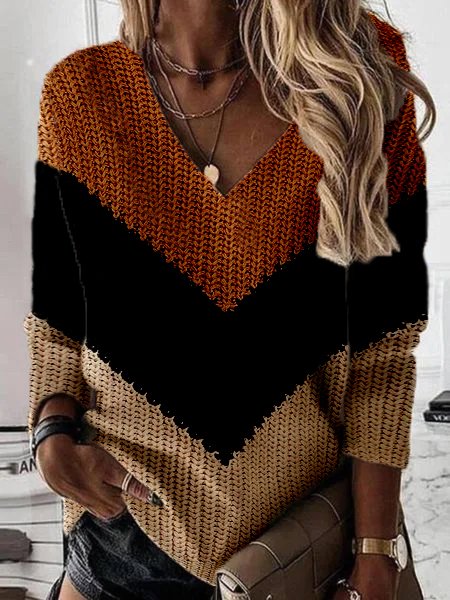 Wool/Knitting Casual Loosen Sweater