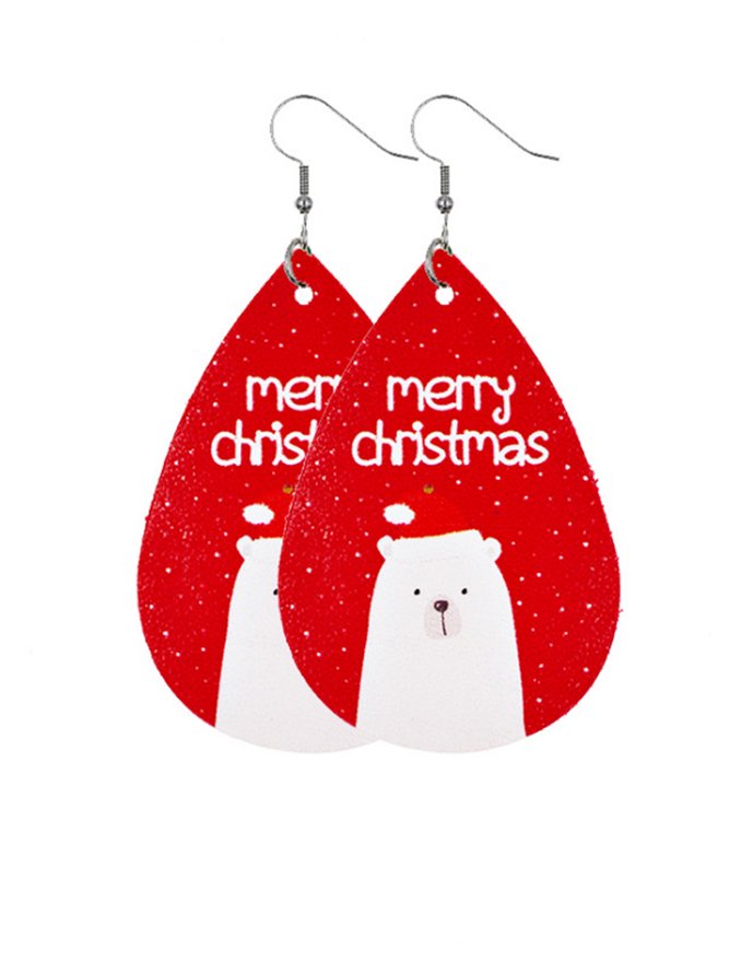 Christmas Snowman Party Vacation Earrings