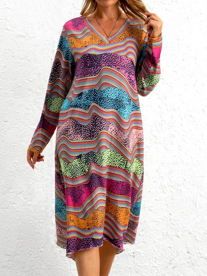 Loosen Vintage Knitting Dress