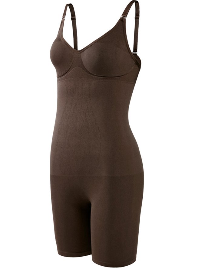 Women's Abdomen Support And Chest Gather One-piece Shapewear