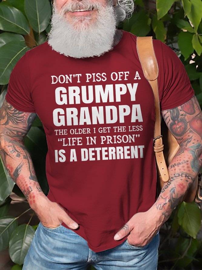 Don T Piss Off A Grumpy Grandpa Graphic Short Sleeve Tee Zolucky Don T Piss Off A Grumpy Grandpa Graphic Short Sleeve Tee Zolucky