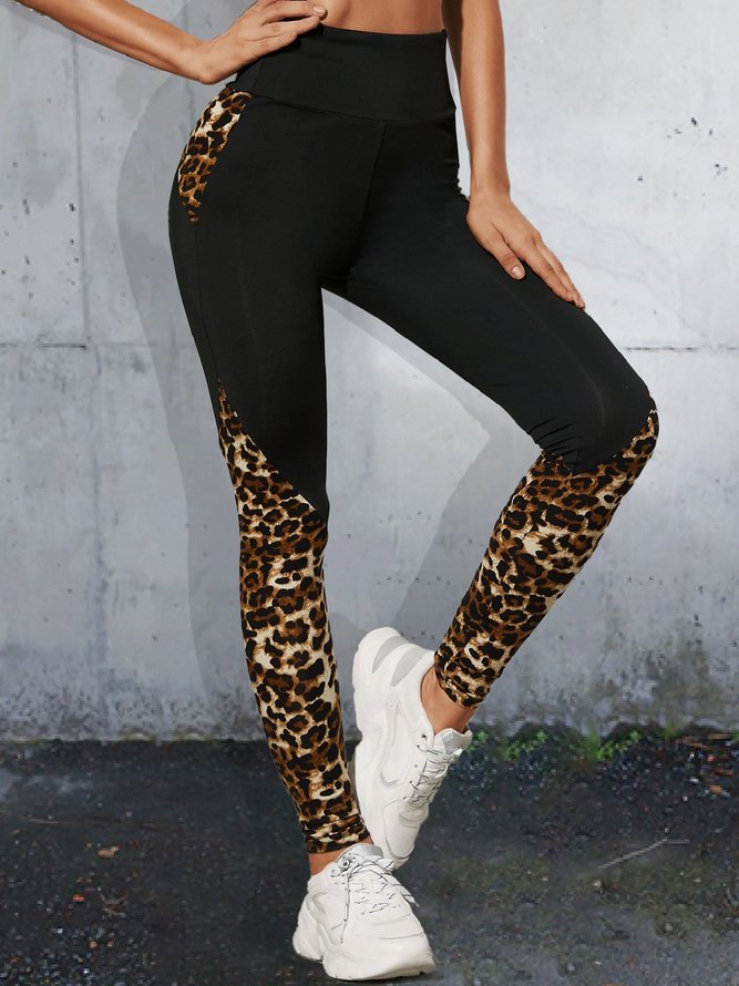 Leopard Regular Fit Leggings