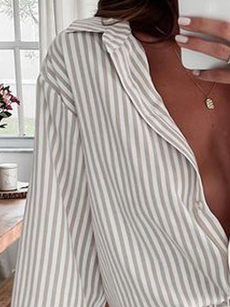 Casual Loosen Striped One-Pieces