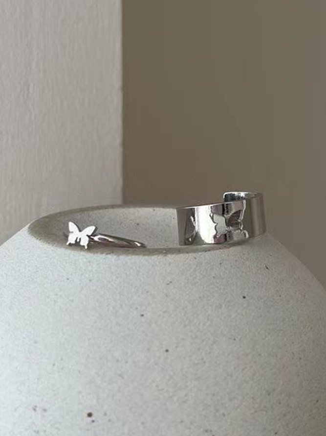 Metal Butterfly Ring