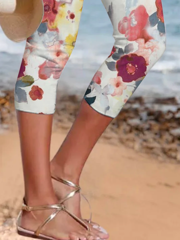 Vacation Floral Leggings