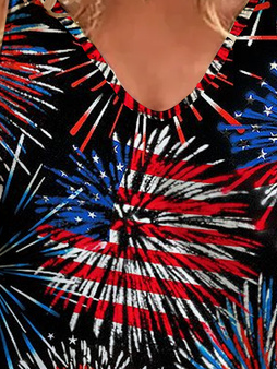 Casual Loosen Star Short Sleeve T-Shirt