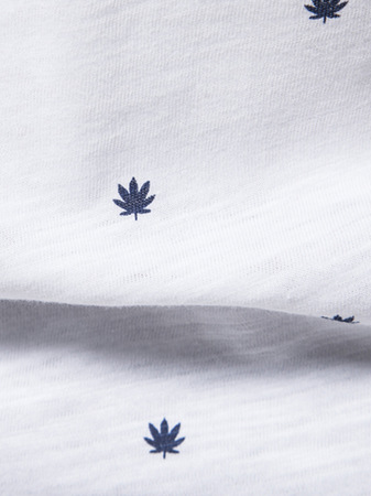 Men's Leaf Graphic Print Short Sleeve Tee