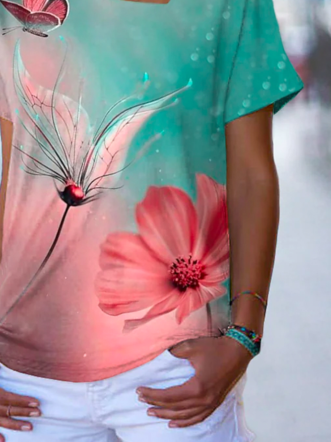 Casual Short Sleeve T-Shirt