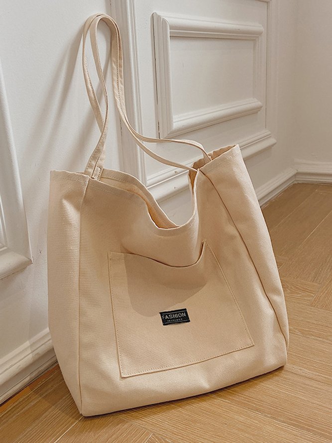 Casual Canvas Large Capacity Shoulder Bag Tote Bag