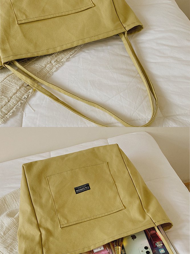 Casual Canvas Large Capacity Shoulder Bag Tote Bag