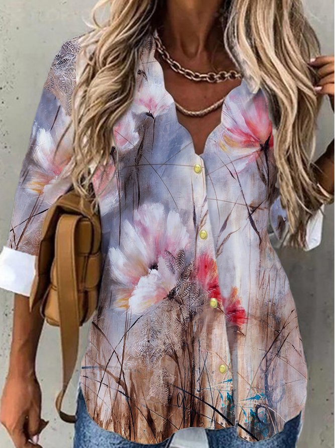Casual Off Shoulder Sleeve Blouse