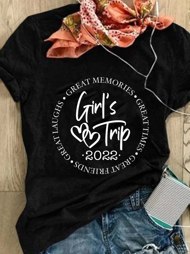 Girl's Trip 2022 Great Memories Great Times Great Friends Great Laughs T-shirts