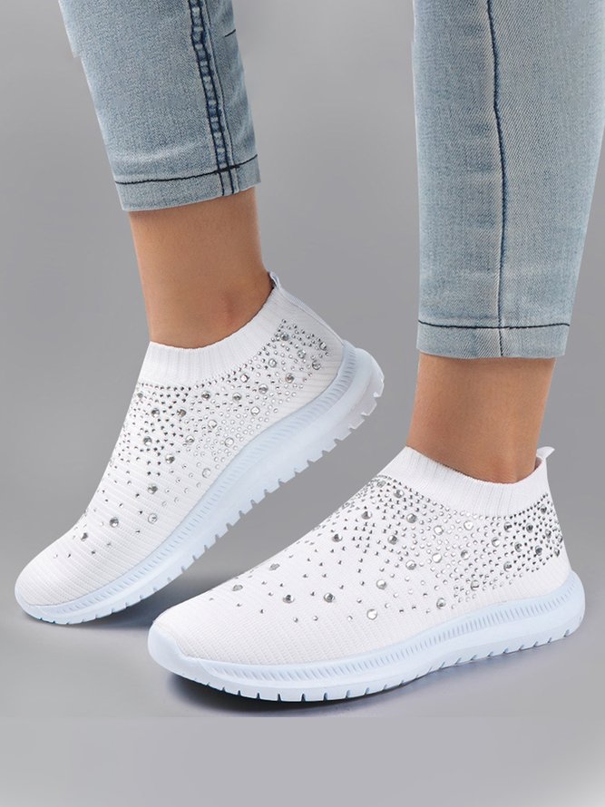 Women Shiny Sock Sneakers