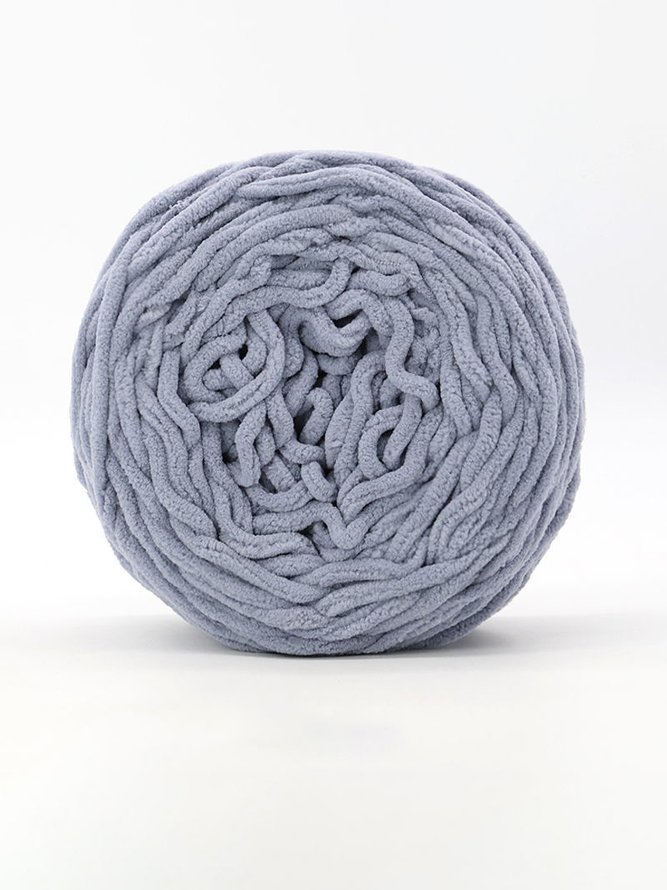 Wool Monochromatic Yarn DIY Woven Scarf Handmade Materials