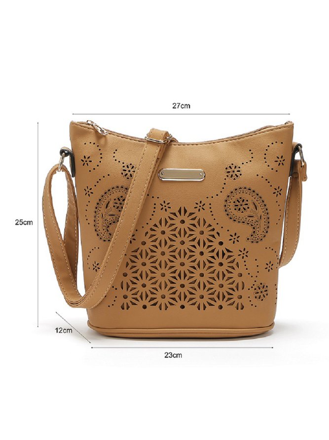 Versatile Hollow Handbag Shoulder Crossbody Bag