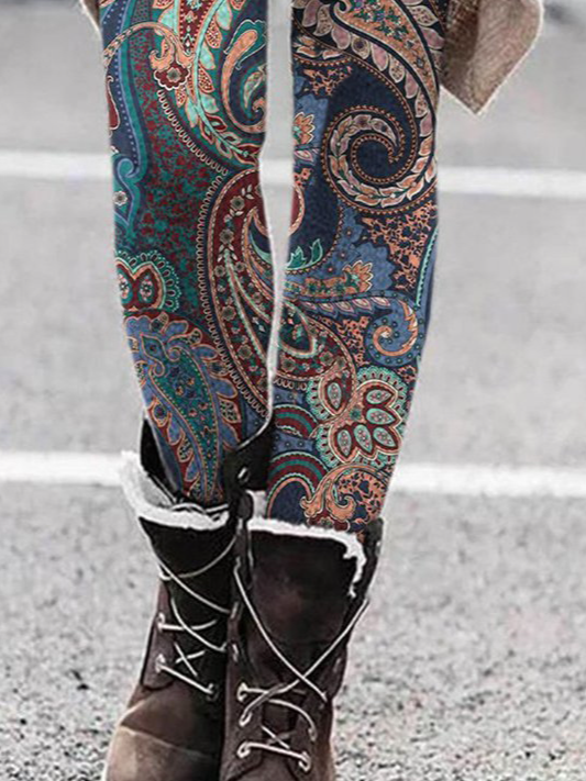 Floral Jersey Tight Leggings
