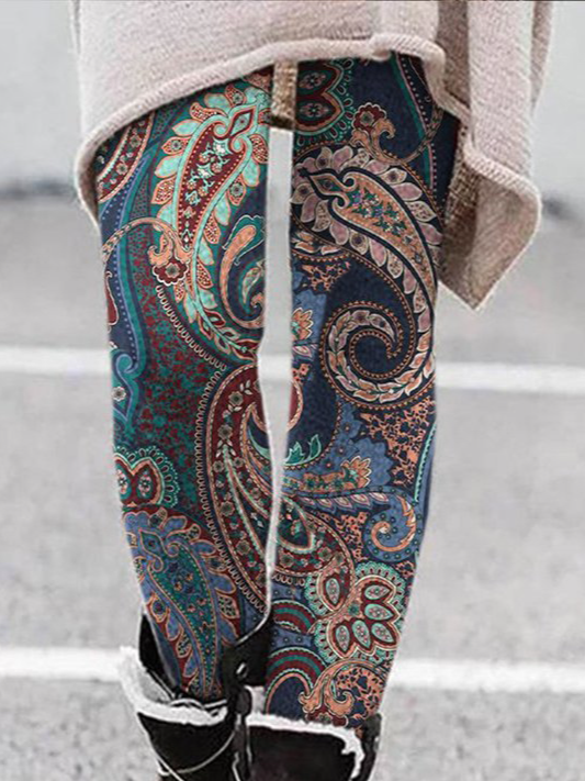 Floral Jersey Tight Leggings