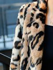 Casual Leopard Teddy Jacket