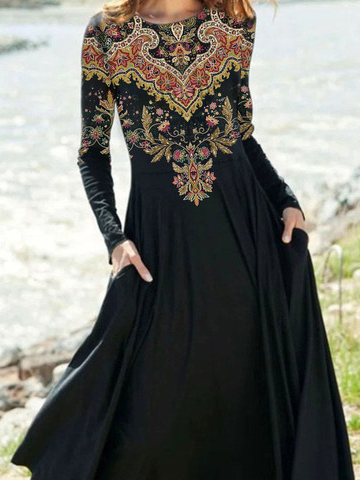 Ethnic Regular Fit Casual Dress