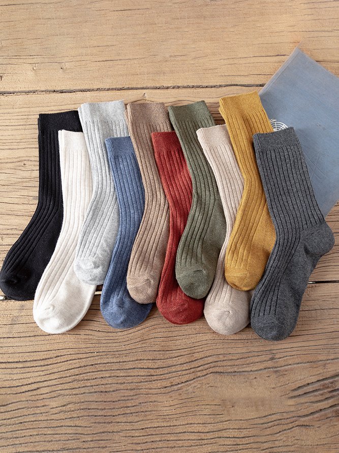 Casual Retro Warm Wool Socks Autumn and Winter Socks