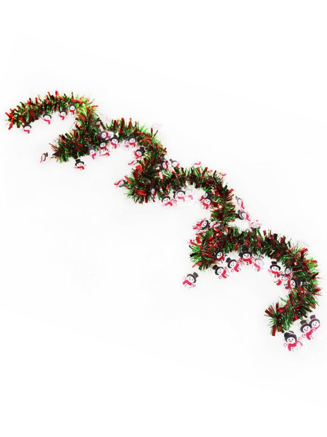 Christmas Ornament Santa Charm 2 Miraflores Strips Xmas Decoration