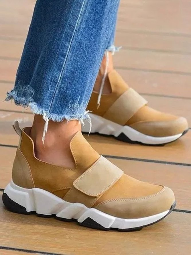 Retro Lightweight Breathable Thick Sole Non-Slip Sneakers