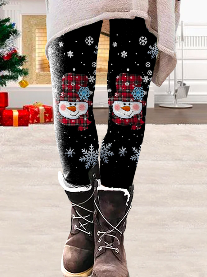 Casual Christmas Leggings Xmas Leggings