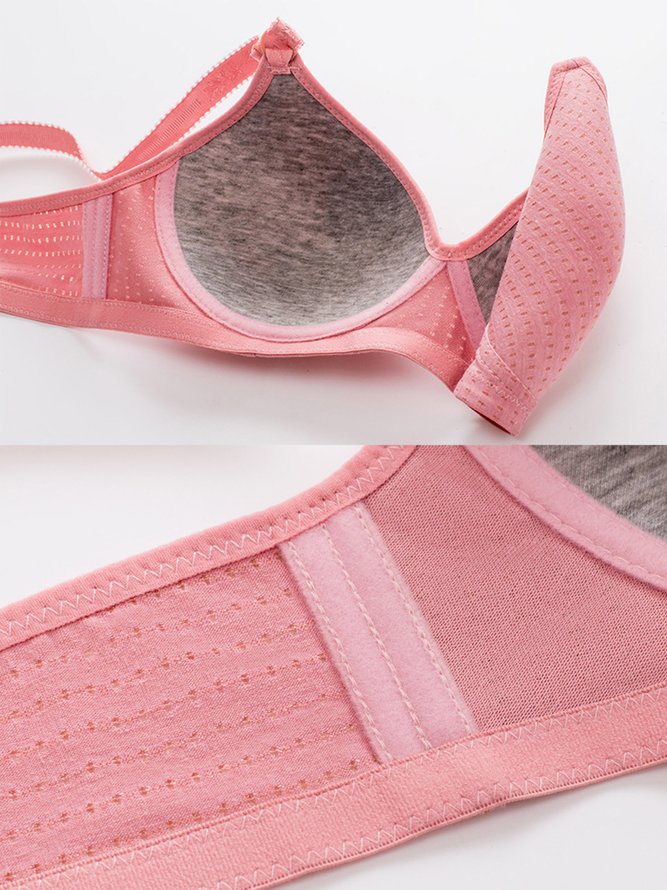 Sexy Lace Breathable Rhinestone Push Up Bra