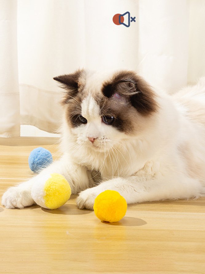 Cat Toys Silent Bouncy Ball Pet Supplies