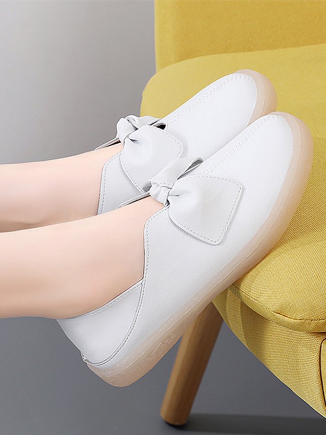 Bow Soft Lightweight Casual Shoes