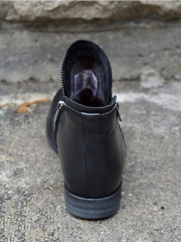 Plain Flat Low Heel Chunky Heel Breathable Winter Slip On Boots